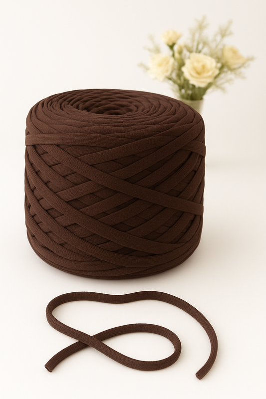Coffee Brown Tshirt Yarn (200 Grams)