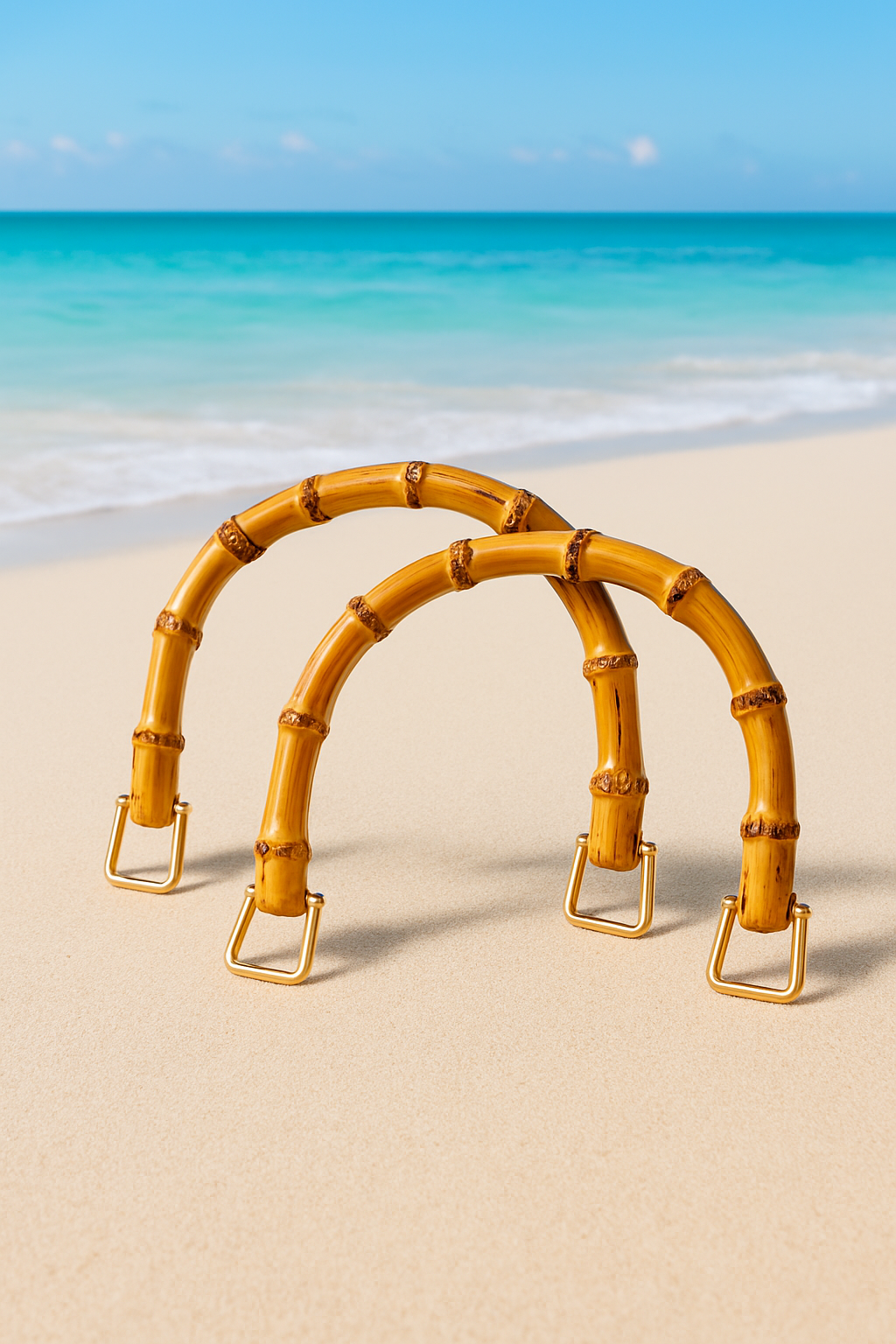 2Pcs Bamboo Arch Luxe Handles